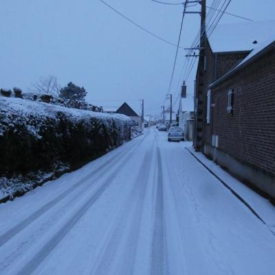 Saint-Blimont sous la neige