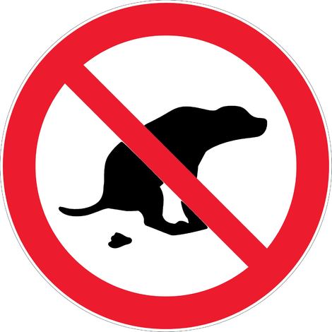 Panneau dejection canine interdite novap p 3329005 7475747 1